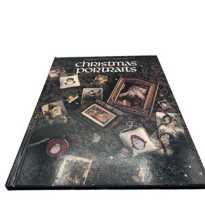 Christmas Portraits Cross-Stitch Pattern Book By Leisure Arts
